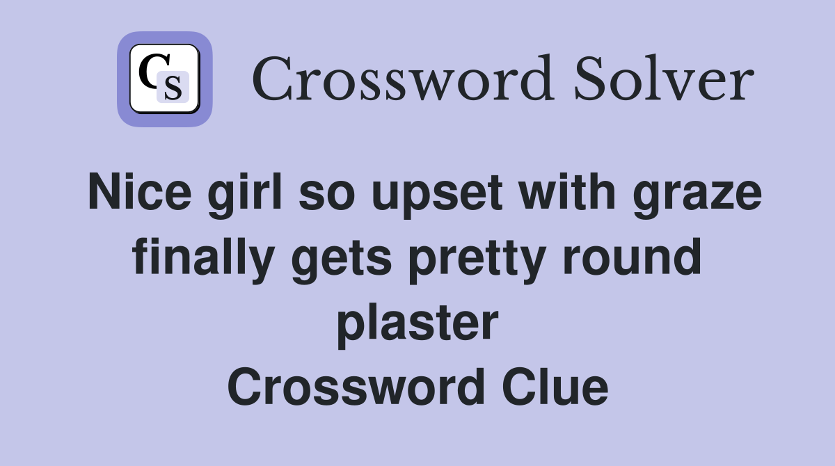 Nice girl so upset with graze finally gets pretty round plaster